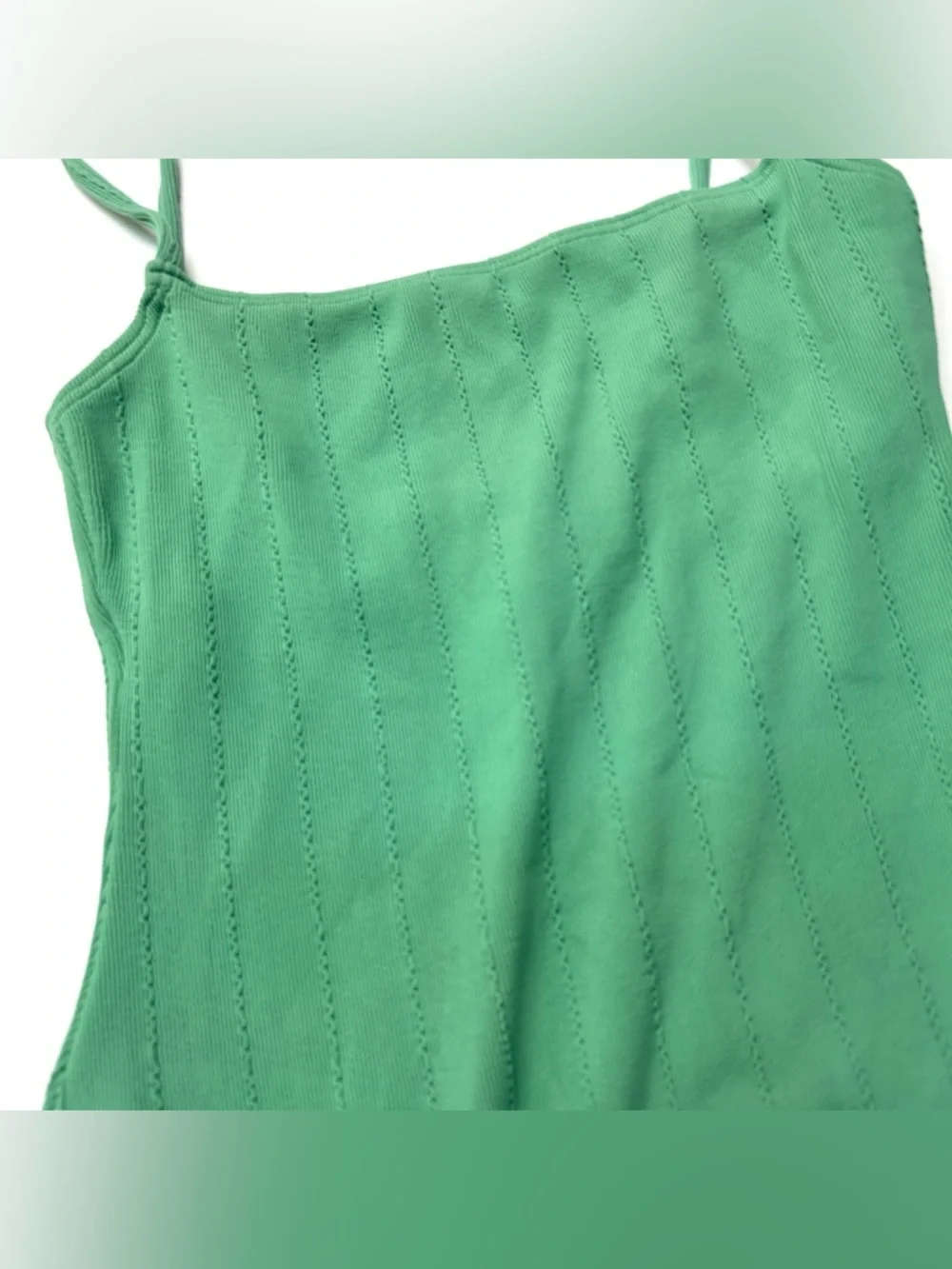 Billabong x Salty Blonde Sunset Rib Swimsuit in Mint Green High Leg - Picture 7 of 12
